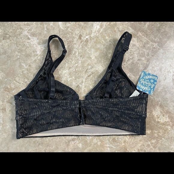 𝅺free people black lace Tameeka underwire bra - Picture 3 of 10